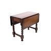 Image 1 : Early Oak Drop Leaf Table With Barley Twist Legs