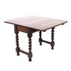 Image 2 : Early Oak Drop Leaf Table With Barley Twist Legs