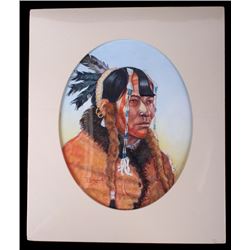 Original "Mandan" Portrait by Tom Saubert