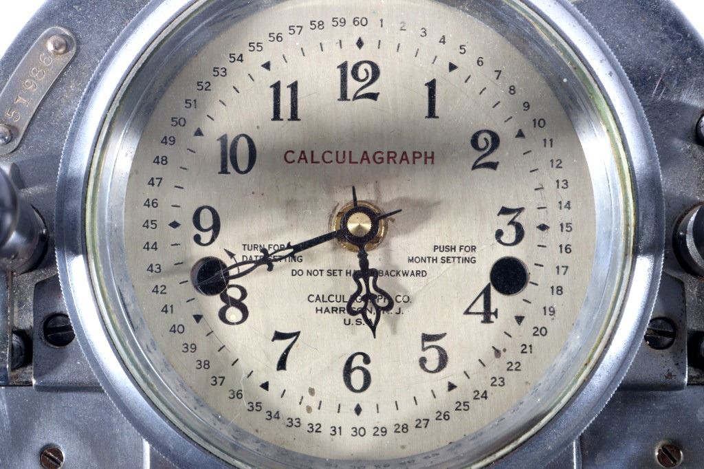 Old Calculgraph Calculagraph Co. Calculagraph; Harrison, NJ