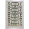 Image 1 : UNCUT SHEET OF 4 NOTES