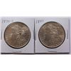 Image 1 : LOT OF TWO MORGAN SILVER DOLLARS