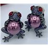 Image 2 : QVC PIERCED EARRING LOT 4 PAIRS
