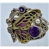 Image 2 : LOT OF TWO "DREAM " BUTTERFLY RINGS