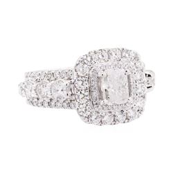 3.49 ctw Diamond Ring - 14KT White Gold