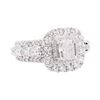 Image 1 : 3.49 ctw Diamond Ring - 14KT White Gold