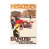 Image 1 : Vintage Mercedes Hand Pulled Limited Edition Lithograph Poster