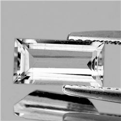 NATURAL BRILLIANT WHITE AQUAMARINE 12x6 Mm - FL