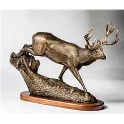 Bronze Sculpture by Fountain Creek: OL MOSSBACK
