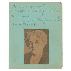 Carrie Chapman Catt
