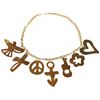 Image 1 : Prince Gold-Tone Waist Chain Charm Belt