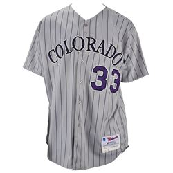 Larry Walker Game-Worn 2004 Colorado Rockies Jersey