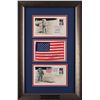 Image 1 : Apollo 15 Lunar Surface-Flown Flag Signed by Dave Scott
