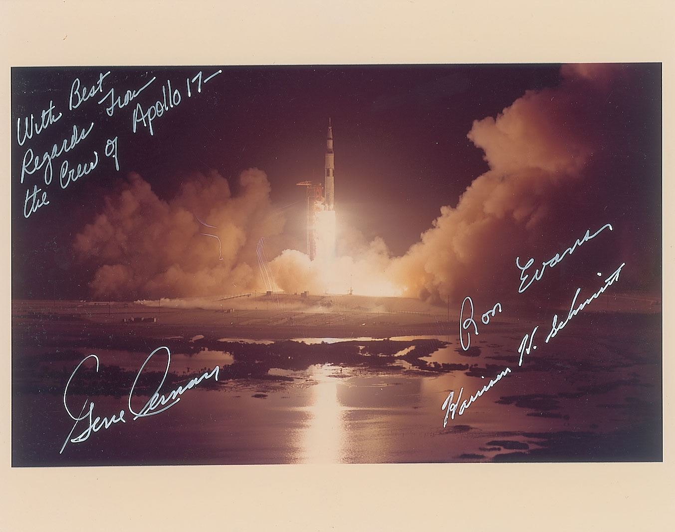 Apollo 17 Signed Photograph