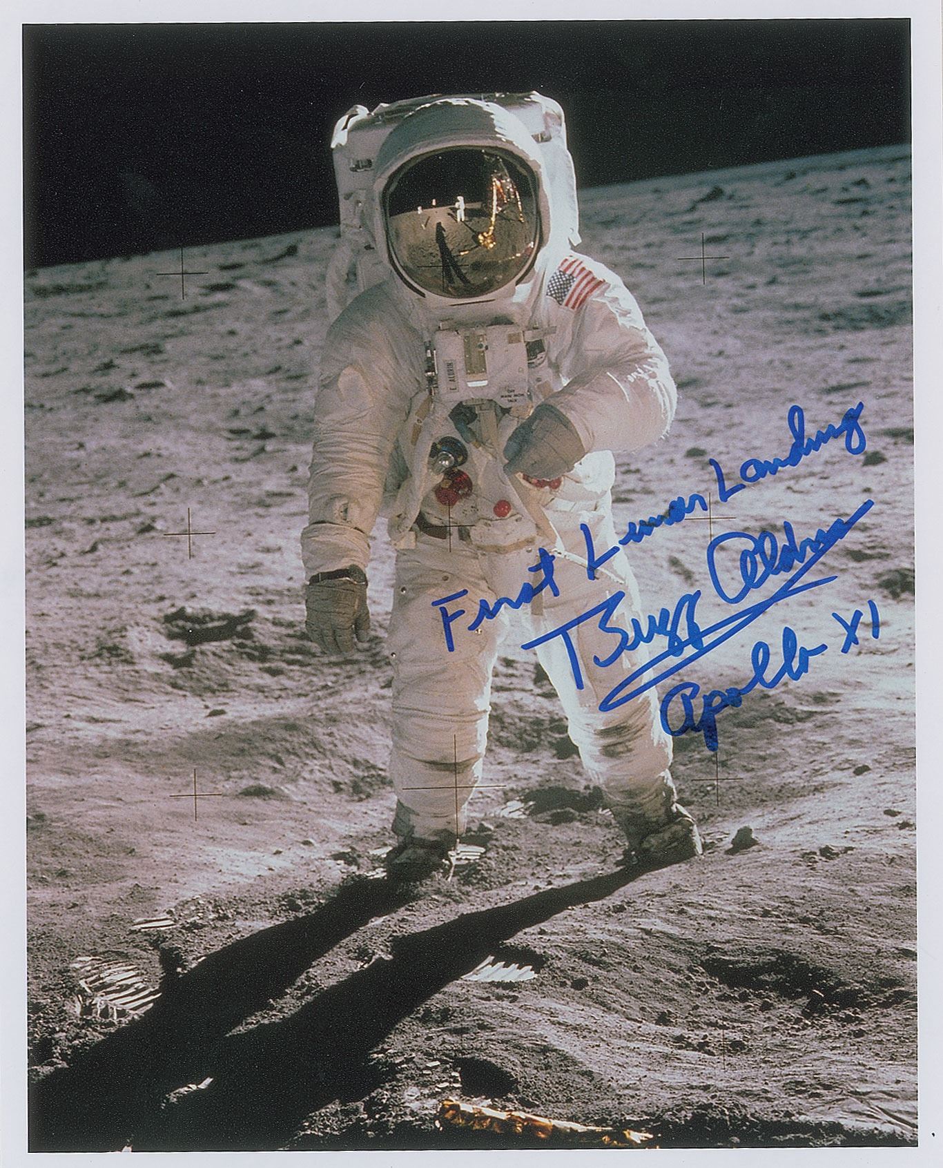 Buzz Aldrin Signed Photograph