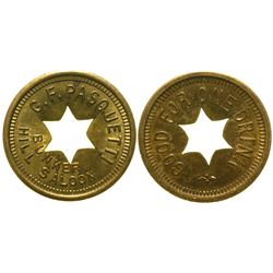 Bunker Hill Saloon Token  (101682)