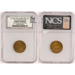 Del Monte Saloon Token  (100354)