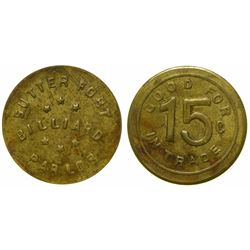 Sutter Fort Billiard Token  (100368)