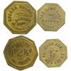 Image 1 : Corner Saloon/ Bank Club Tokens  (90388)