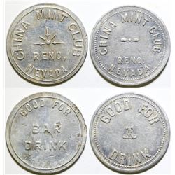 China Mint Club Brothel Tokens (2)  (101844)