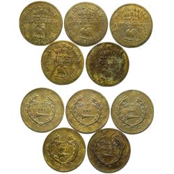 Daniel Sully Brothel Tokens (5)  (101854)