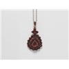 Image 1 : Antique Bohemian Garnet Pendant and Chain
