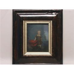 Antique Hand Coloured Photograph of Child