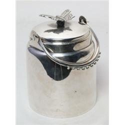 Boston Silver Co. Butterfly Biscuit Jar