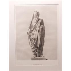 Sacrifacateur  19th C. Engraving