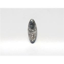 Victorian Sterling Torpedo Shape Scent Flask