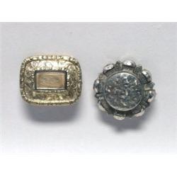 Victorian Mourning Brooch Auburn Hair