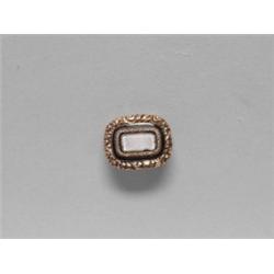 Georgian Yellow Gold Mourning Brooch  
