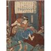 Image 2 : Japanese Woodblock Triptych 19th C.