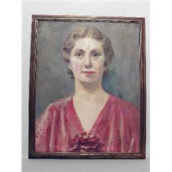 American Oil on Board  Circa 1930