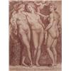 Image 2 : The Three Graces 19th C. Engraving