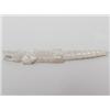 Image 2 : Old African Carved Bone Crocodile