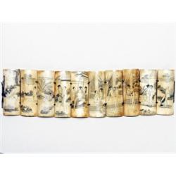 Asian Figured Camel Bone Panels