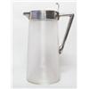 Image 1 : Art Deco Silver & Crystal Pitcher