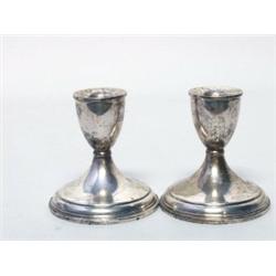 Gumps San Francisco Sterling Candlesticks