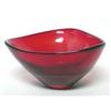 Image 1 : Modernist Ruby Glass Bowl