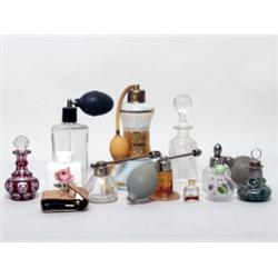 Twelve Various Atomizers & Scent Bottles