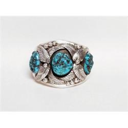 Navajo Silver & Turquoise Bracelt