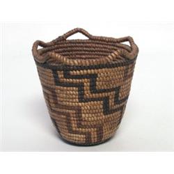 19th C.  Skokomish Embricated Basket