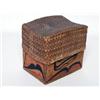 Image 1 : Old Pacific Painted Bent Wood Box