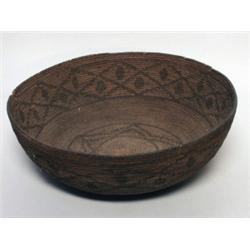 California 19th C. Natie Basketry Bowl