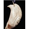 Image 2 : Old Carved & Abalone Inlaid Tooth