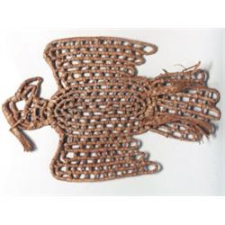 Rare & Unusual Woven Cedar Eagle Figure