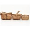 Image 1 : Three Nootka Handled Baskets