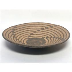 South West Coiled Basketry Bowl  