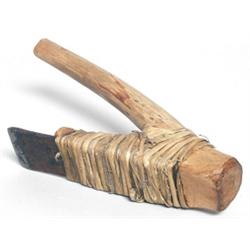 Hagwilget 19th C. Elbow Adze